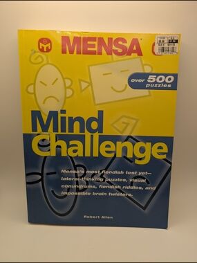 Mensa Mind Challenge by Robert Allen (2002, Trade Paperback), Read Description
